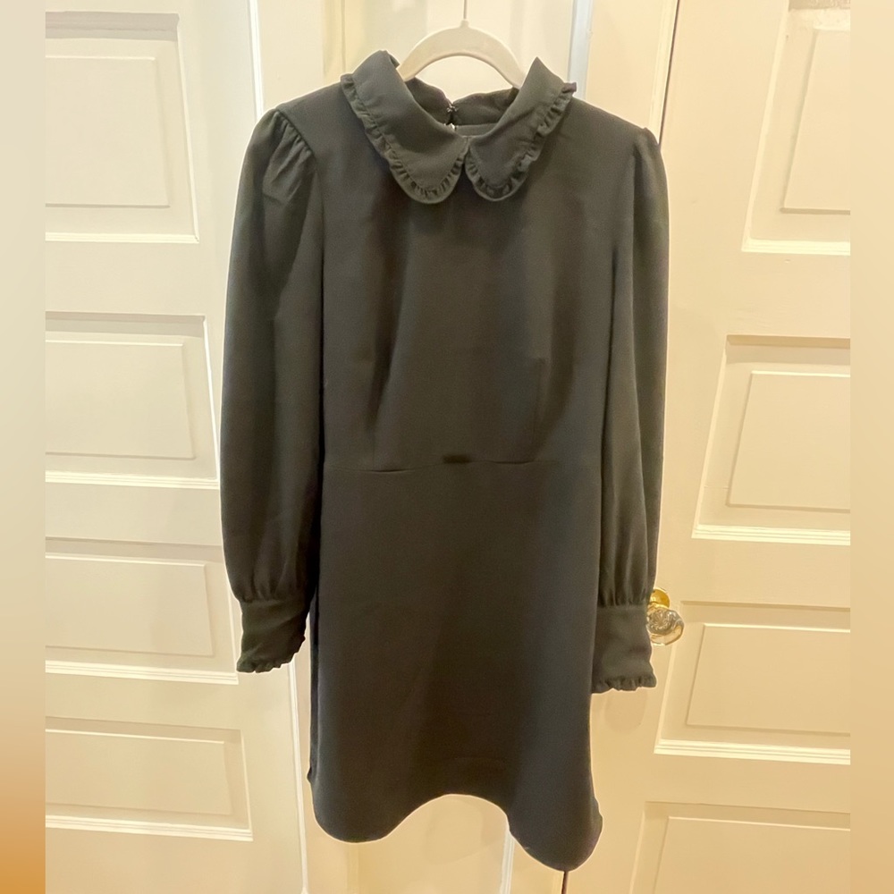 J.Crew Ruffle Collar Dress - Picture 2 of 5